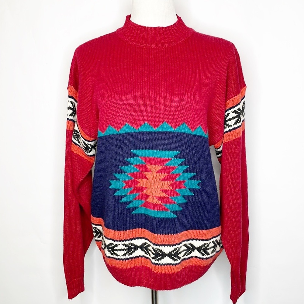 Southwestern Tribal Sweater (S)